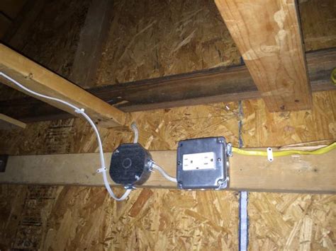 electrical code junction boxes in attic|electrical junction box in attic.